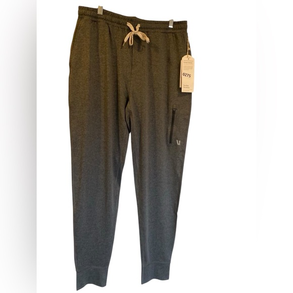 NWT Vuori men’s Sunday performance joggers 30” CHARCOAL HEATHER Size M